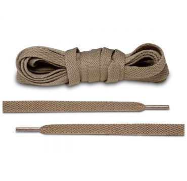 Laces mocha 1 flat