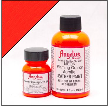 Angelus Leather Paint Flaming Orange