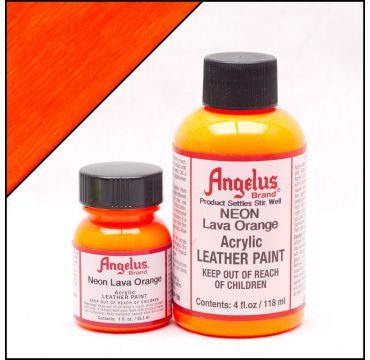 Angelus Leather Paint Lava Orange