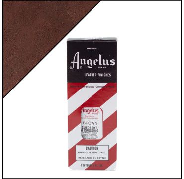 Angelus Suede Dye Brown 3oz