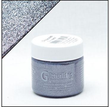 Angelus Glitterlites Gun Metal 1oz