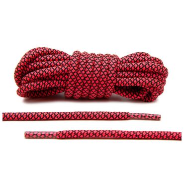 Laces infrapink/black rope 