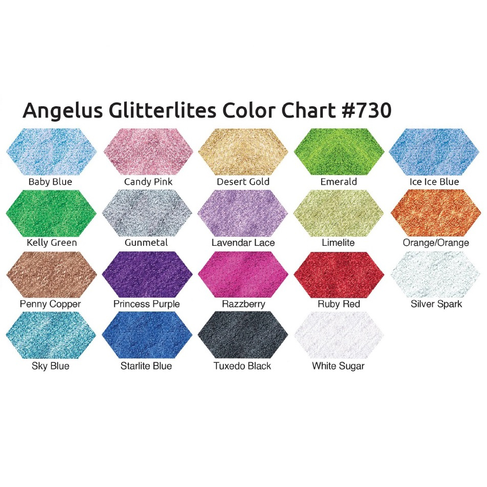 Angelus Leather Dye Chart