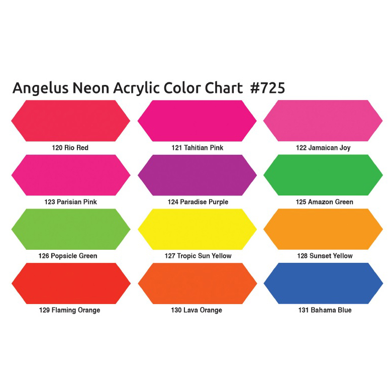 Neon Color Code Chart