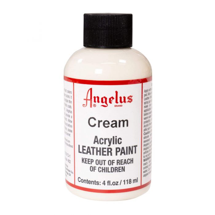 Angelus Leather Paint Cream, White Leather Cream
