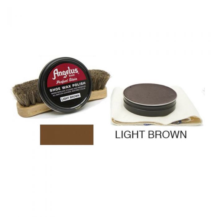 Angelus Shoe Wax Polish Light Brown