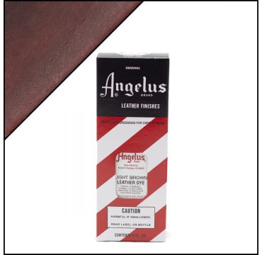 Angelus Leather Dye Light Brown 3oz