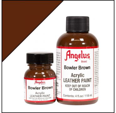 Angelus Leather Paint Bowler Brown