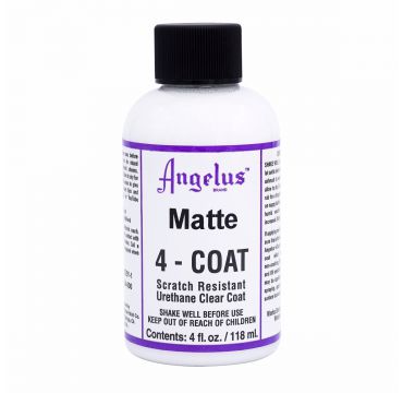 Angelus Matte 4-Coat Urethane Clear Coat, 118 ml