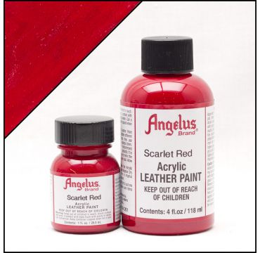 Angelus Leather Paint Scarlet Red