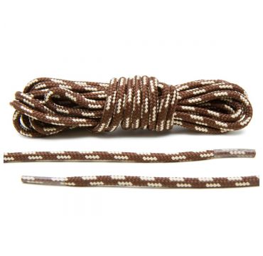 Bootlaces brown/beige rope 