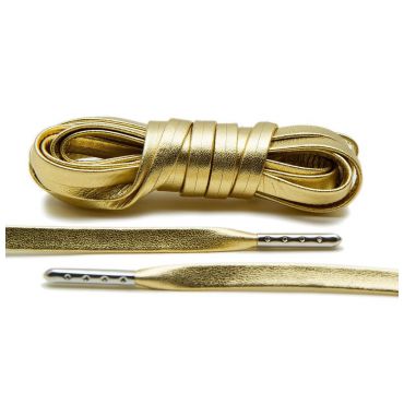 Laces luxury leather gold/silver plated