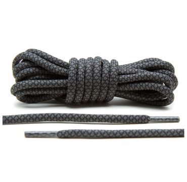 Laces grey/black rope 