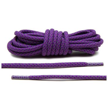 Laces reflective 3M purple rope 