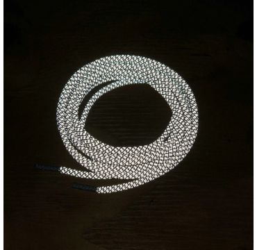 Laces white reflective rope
